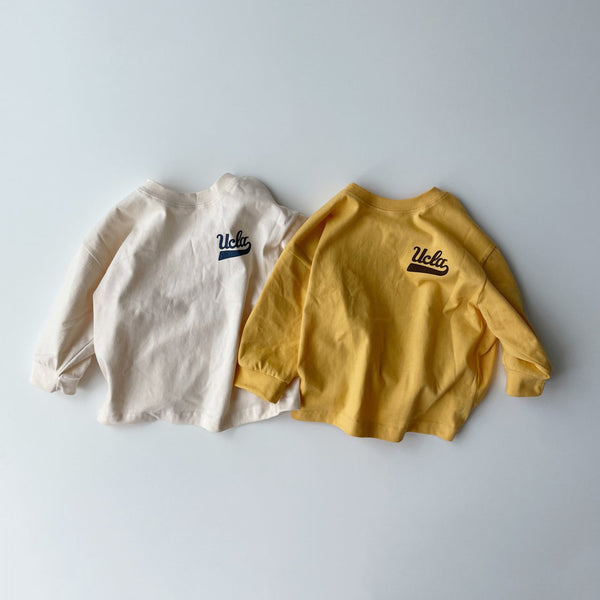 Toddler Long Sleeve Oversized UCLA Tee (1-6y) - 2Colors