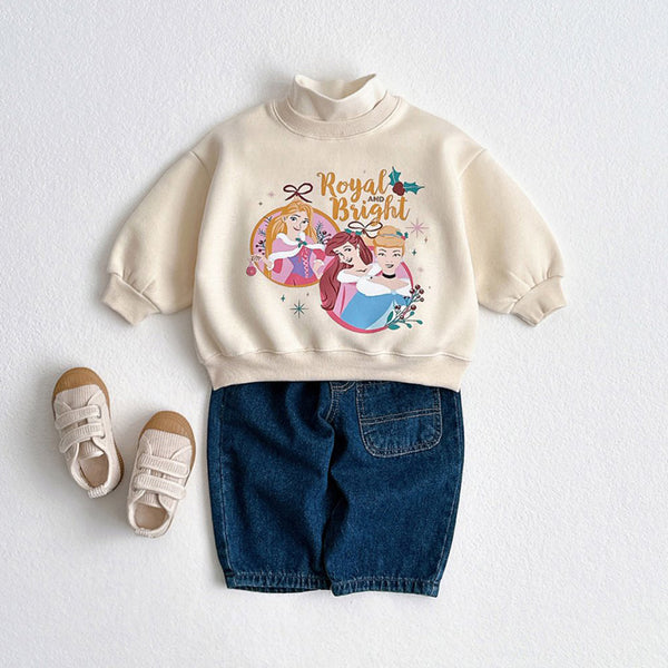 Toddler Disney Princess Print Sweatshirt and Skirted Leggings Set (4-6y) - 2 Colors
