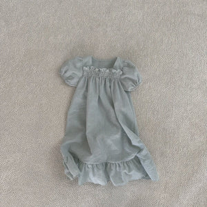 Toddler Seersucker Puff Dress Pajama (1-5y) - 2 Colors