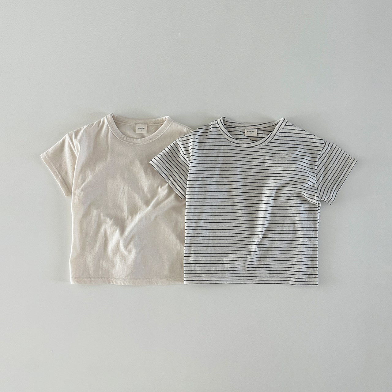 Toddler 2-Pack T-Shirt Set (6-12m) - Cream