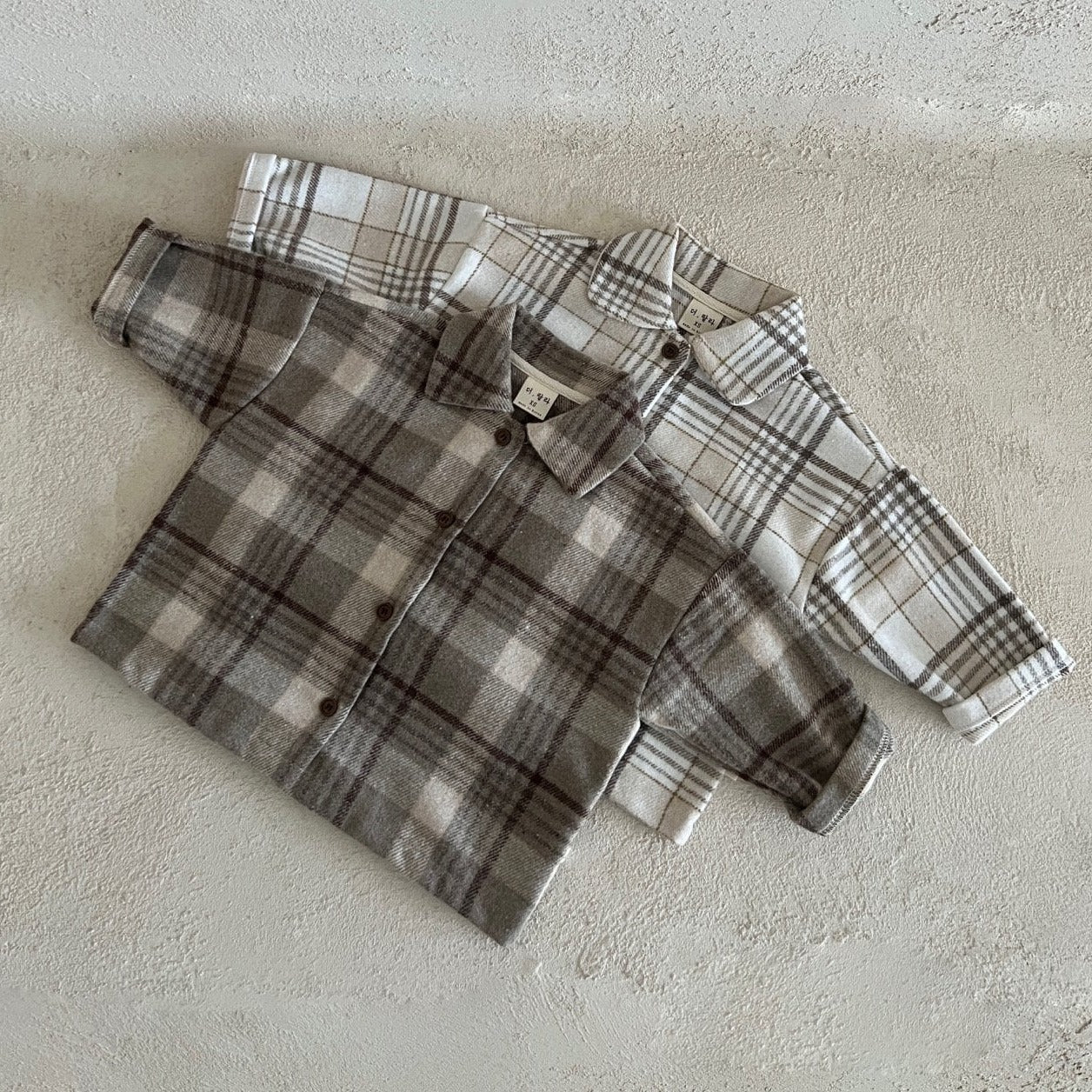 Toddler Lala W23 Flannel Shirt (1-6y) - 2 Colors - AT NOON STORE