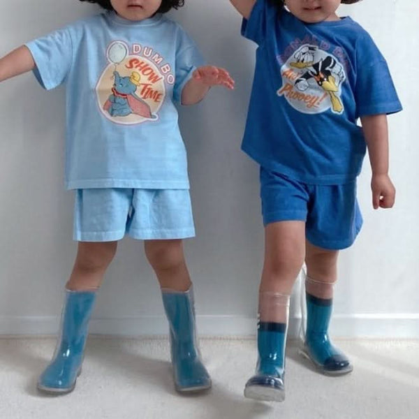 Toddler Disney Garment-Dyed T-Shirt and Shorts Set (2-6y) - 4 Colors