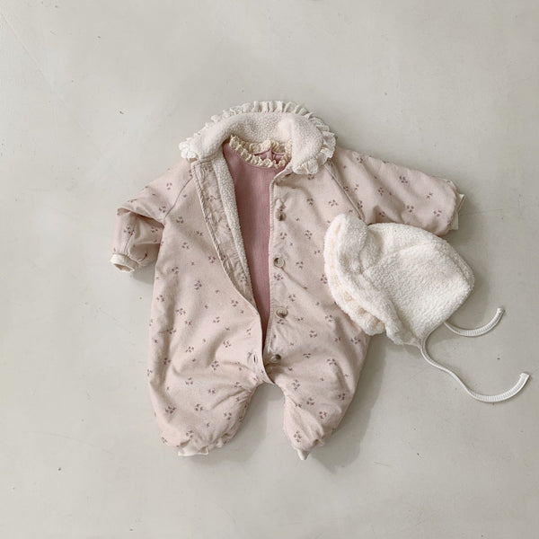 Baby BH Floral Print Warm Snowsuit (6-18m) - 2 Colors