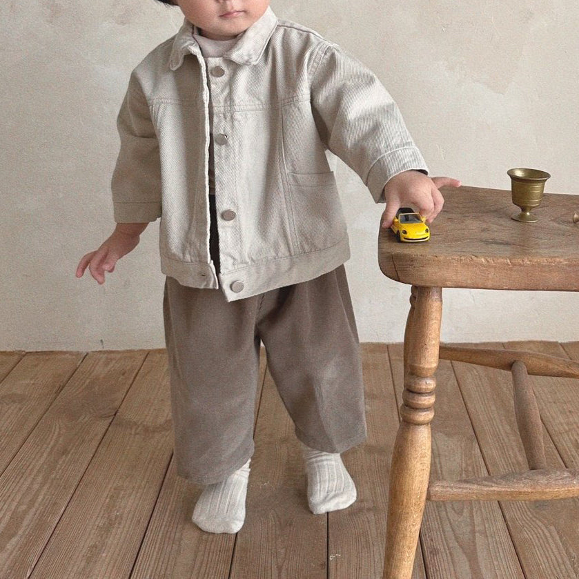 Baby Bella Grey Jacket (3-18m) - Grey - AT NOON STORE