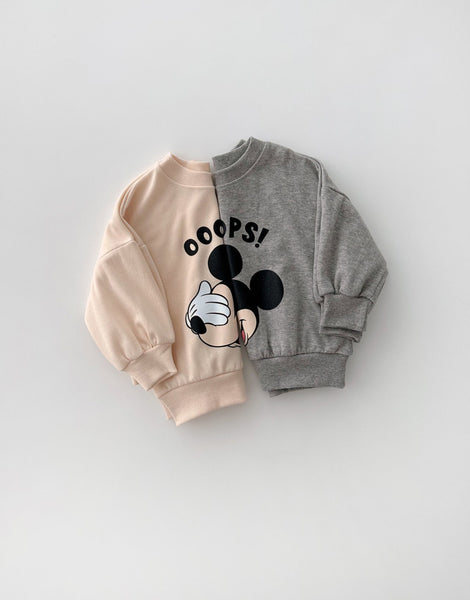 Toddler Mickey Ooops Sweatshirt (1-5y) - 2 Colors