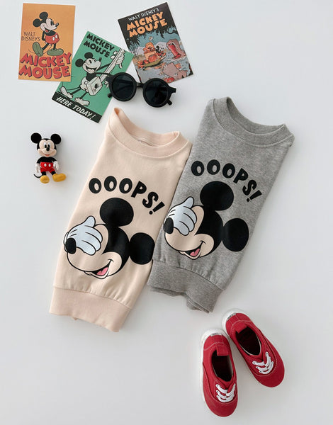 Toddler Mickey Ooops Sweatshirt (1-5y) - 2 Colors
