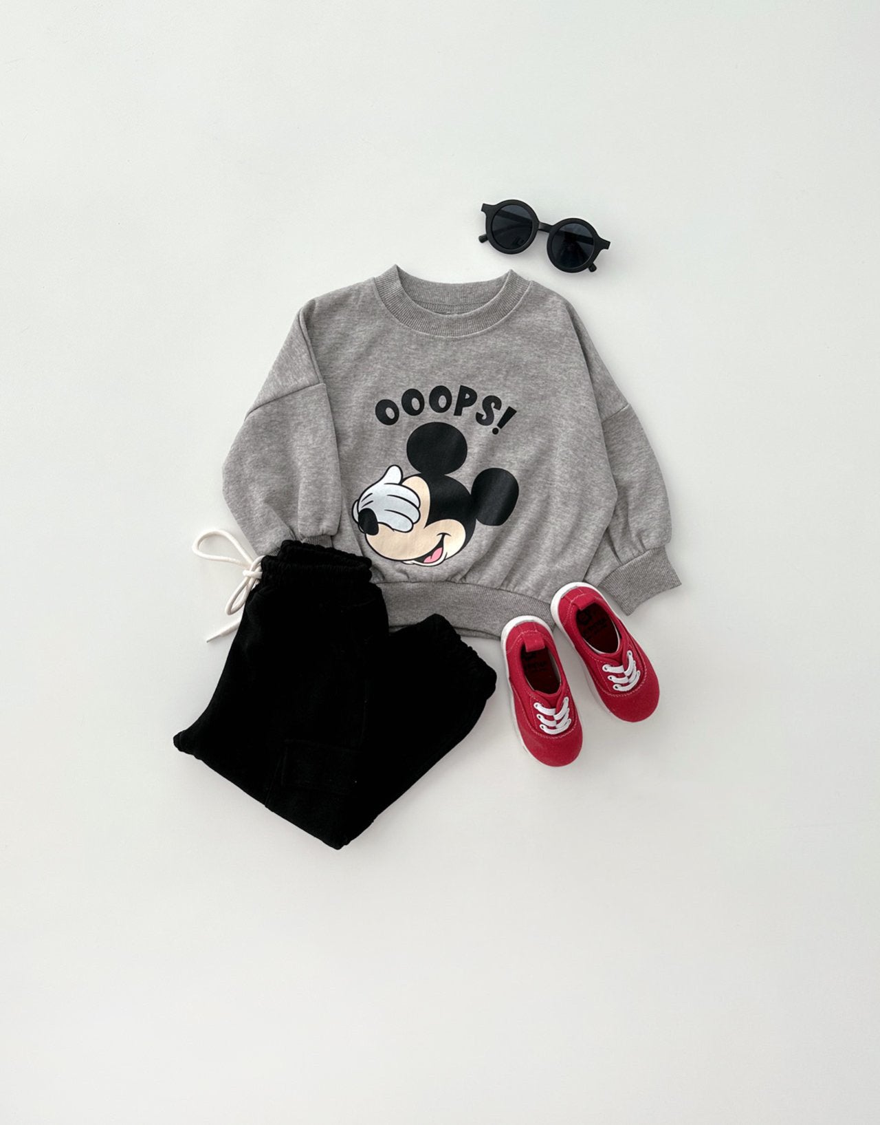 Toddler Mickey Ooops Sweatshirt (1-5y) - 2 Colors - AT NOON STORE