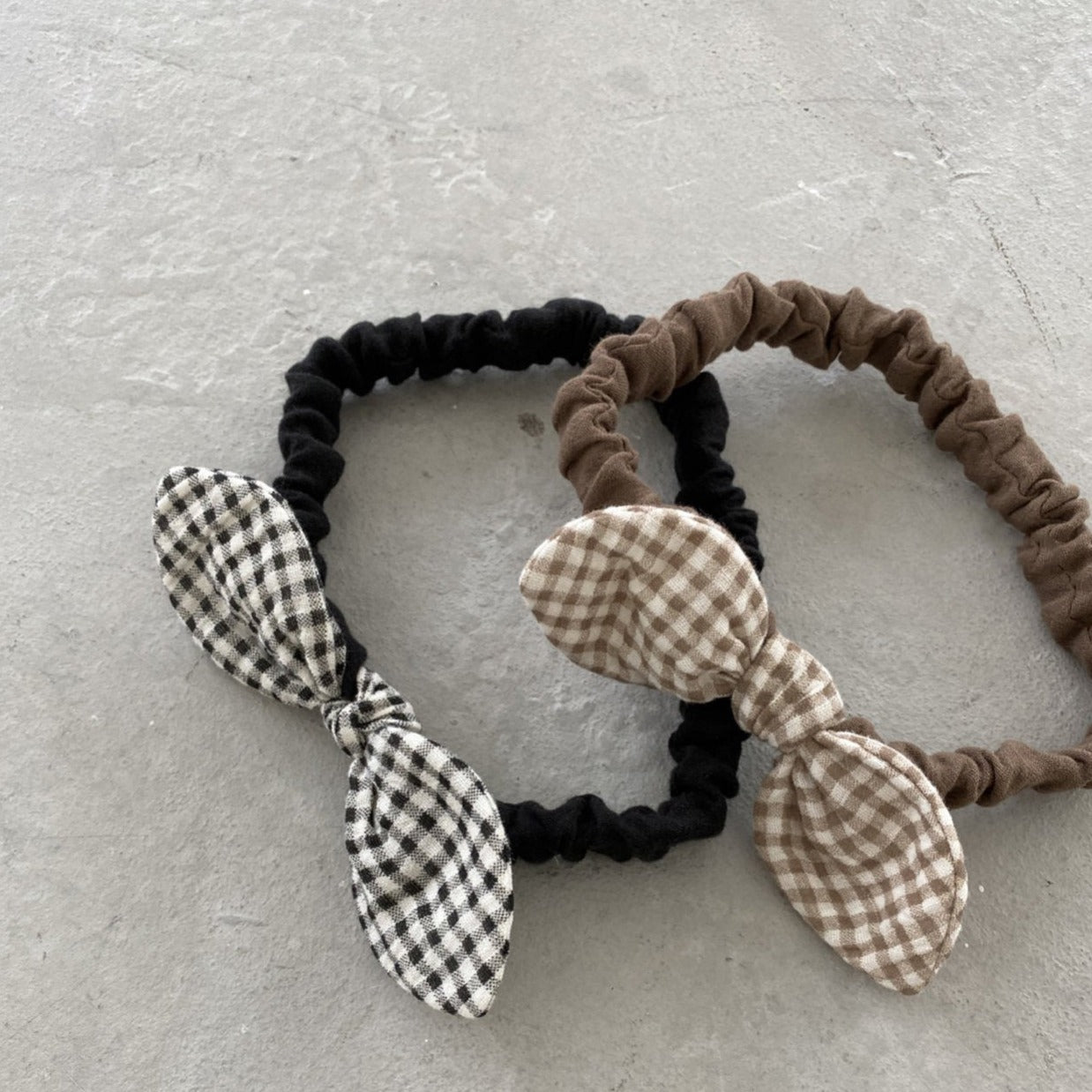 Baby Gingham Bow Headband - 2 Colors - AT NOON STORE