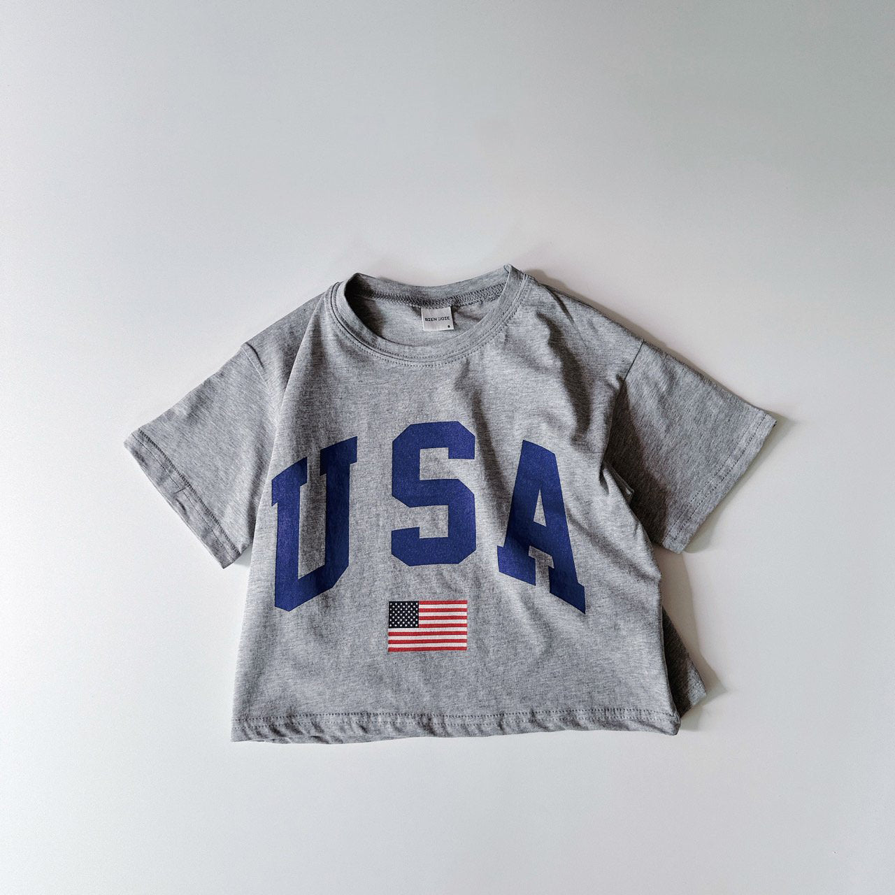 Kids Oversized USA Print Short Sleeve T-Shirt (2-8y) - 2 Colors - AT NOON STORE