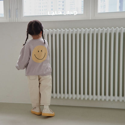 Kids Land F23 Smiley Face Sweatshirt (1-6y) - 3 Colors - AT NOON STORE