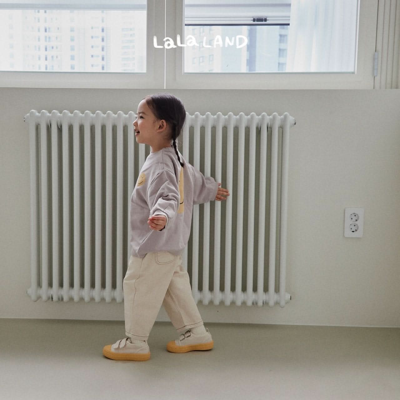 Kids Land F23 Smiley Face Sweatshirt (1-6y) - 3 Colors - AT NOON STORE