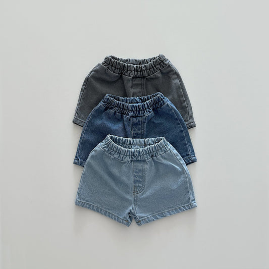 Toddle Bonito Denim Shorts (6m-6y)-3 colors - AT NOON STORE