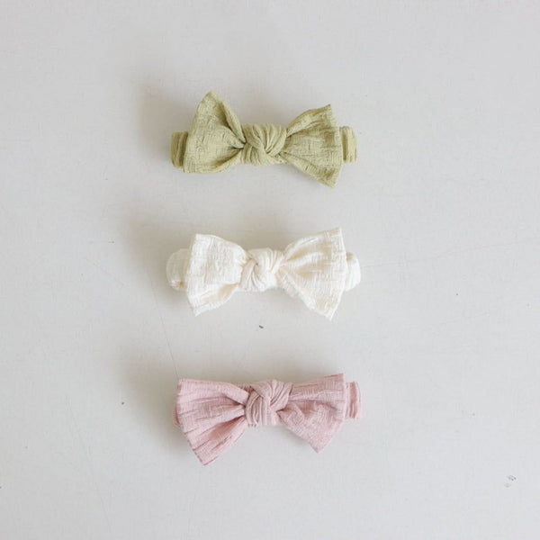 Baby BH Textured Bow Headband (3-18m) -3 Colors