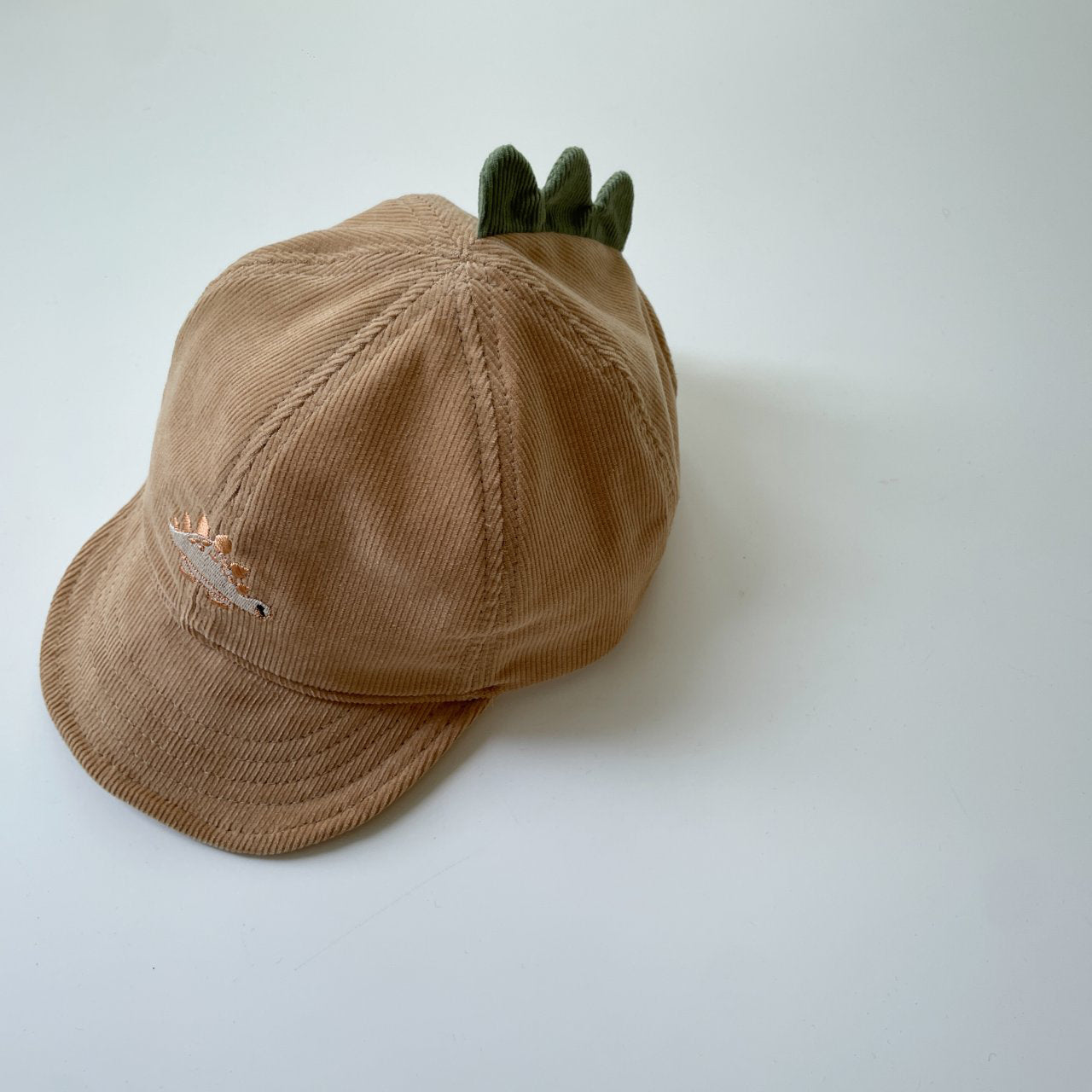 Baby Corduroy Dinosaur Embroidered Cap (1-3y) - 4 Colors - AT NOON STORE