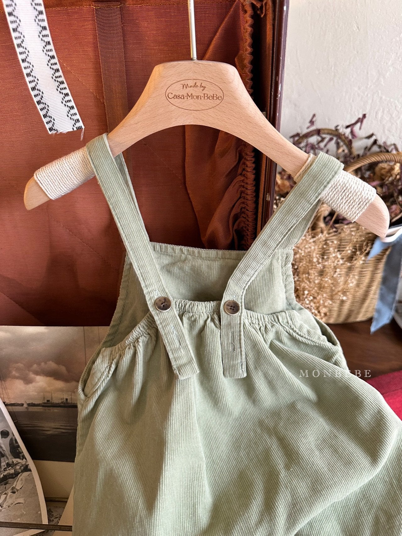 Baby Monbebe Corduroy Overalls (6m-4y) - 2 Colors - AT NOON STORE