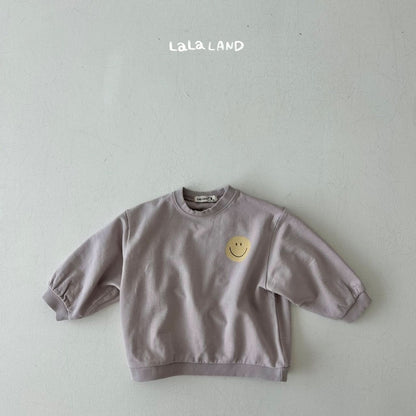 Kids Land F23 Smiley Face Sweatshirt (1-6y) - 3 Colors - AT NOON STORE