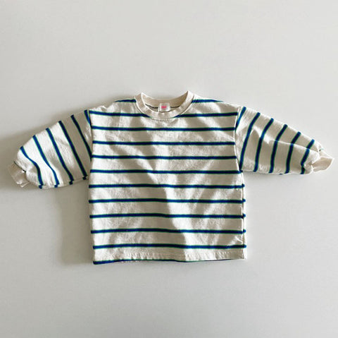 Toddler Stripe Tee (1-6y) - Blue Stripe