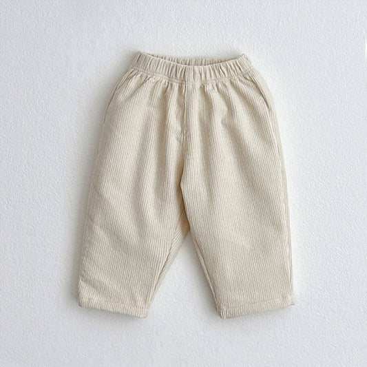 Toddler Vivi Corduroy Pull-On Pants (1-5y) - Cream - AT NOON STORE