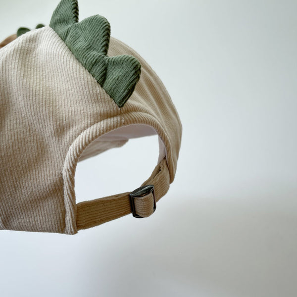 Baby Corduroy Dinosaur Embroidered Cap (1-3y) - 4 Colors