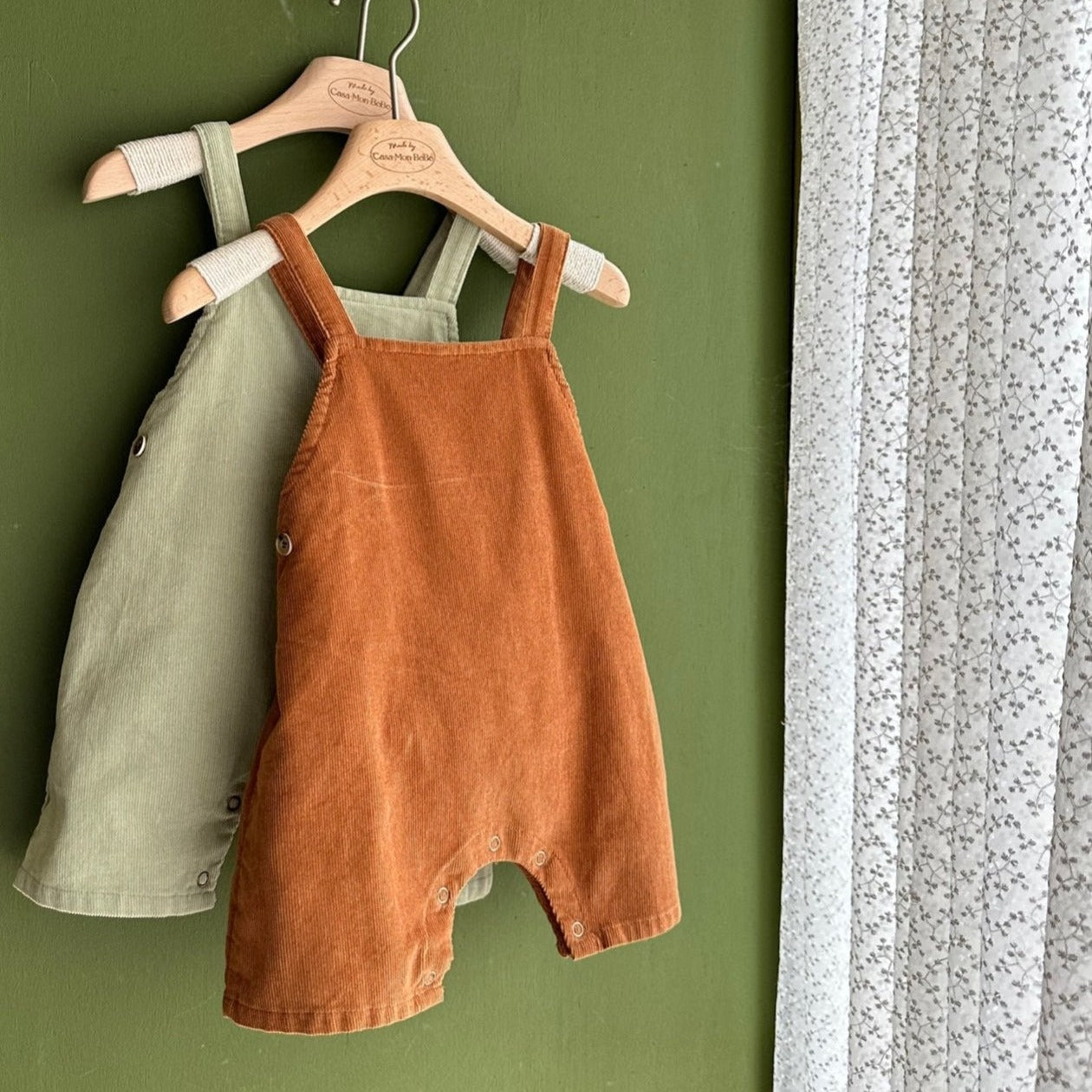 Baby Monbebe Corduroy Overalls (6m-4y) - 2 Colors - AT NOON STORE