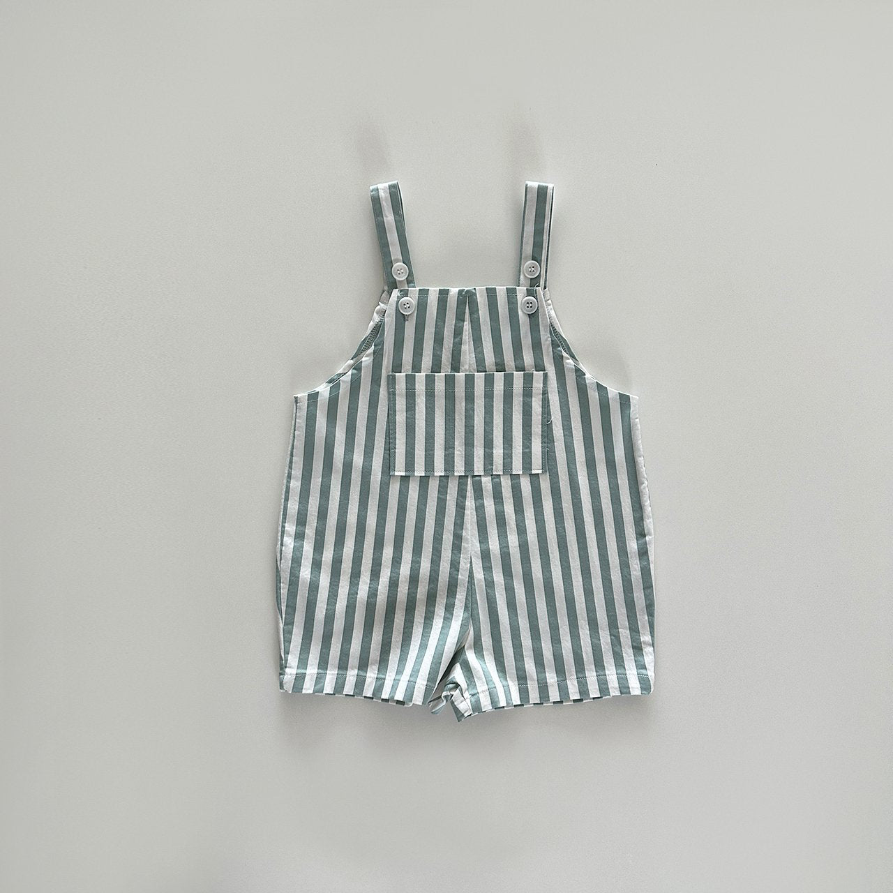 Baby/Toddler Stripe Cotton Shortalls (1-6y)- 2 Colors - AT NOON STORE