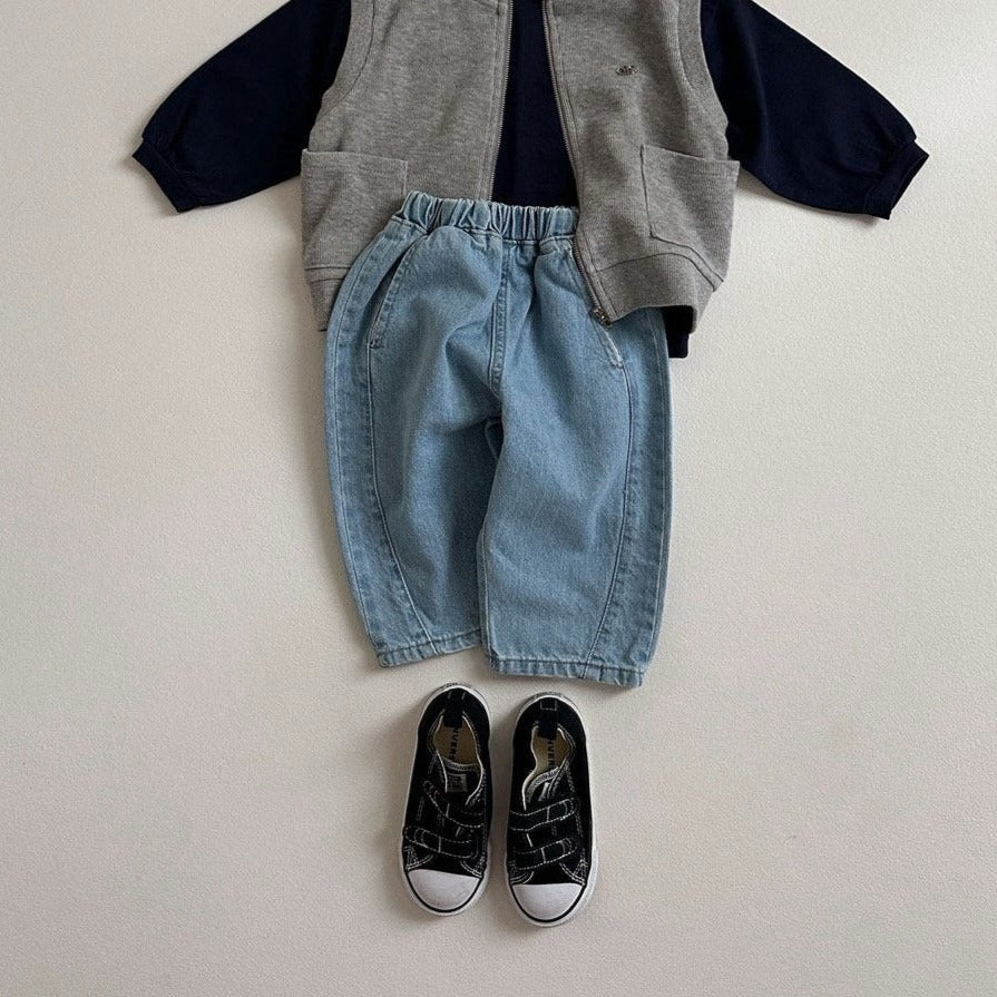 Toddler Side Stitch Pocket Denim Pants (10m-4y) - 2 Colors - AT NOON STORE