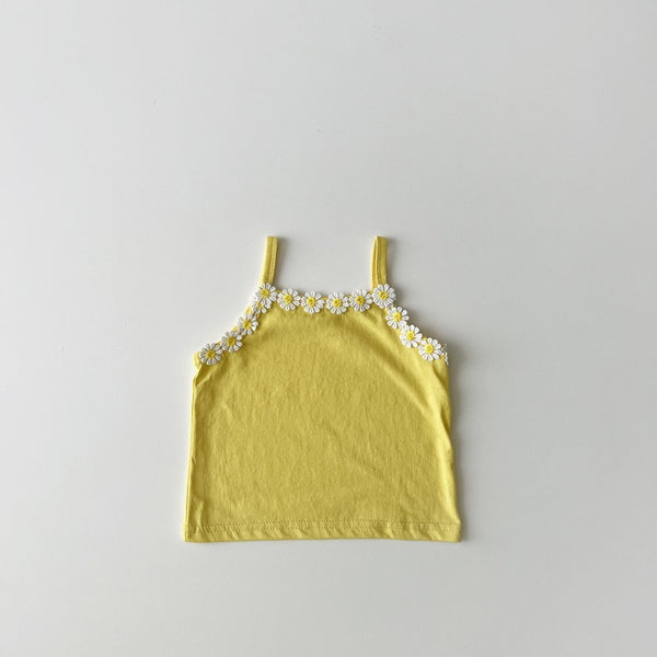 Toddler Daisy Lace Tank Top  (1-5y) - 2 Colors