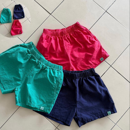 Kids SS26 Summer Basic Shorts (2-7y) - Hot Pink - AT NOON STORE
