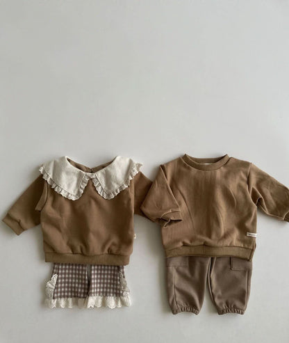 Kids Aosta Long Sleeve Sweatshirt (3m - 5y) - 3 Colors kids outfit
