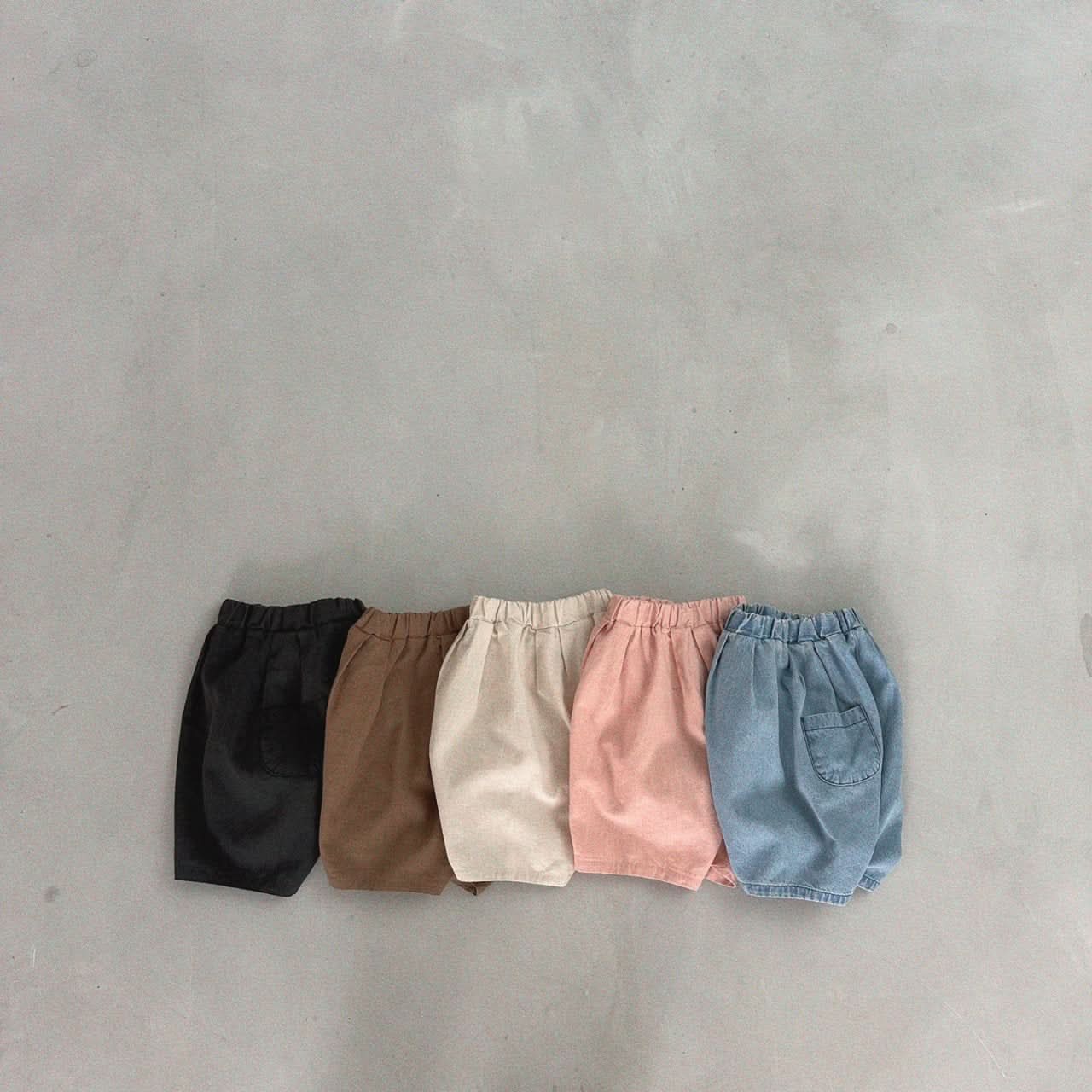 Kids Bella Summer Pull - On Shorts (6m - 7y) - 5 Colors kids outfit