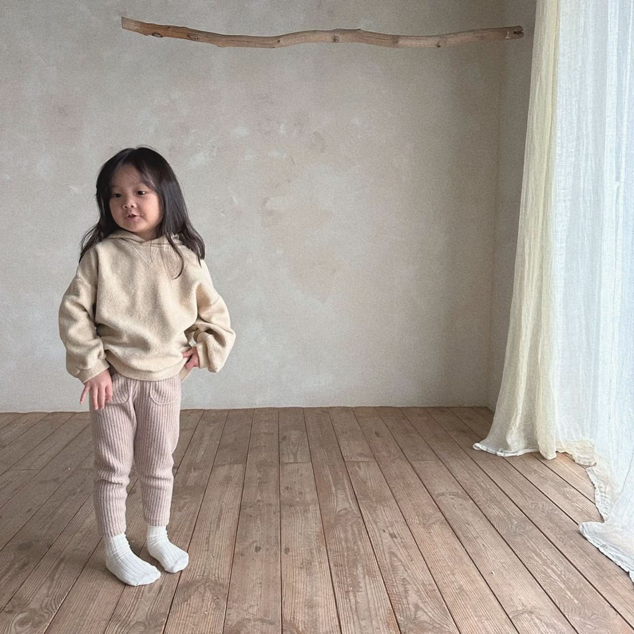 Kids Bella Two Pocket Chunky Rib - Knit Leggings (6m - 6y) - 4colors kids outfit