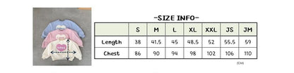 Kids Blushed Cotton Love Embroidery Sweatshirt (2 - 6y) - 3 Colors kids outfit