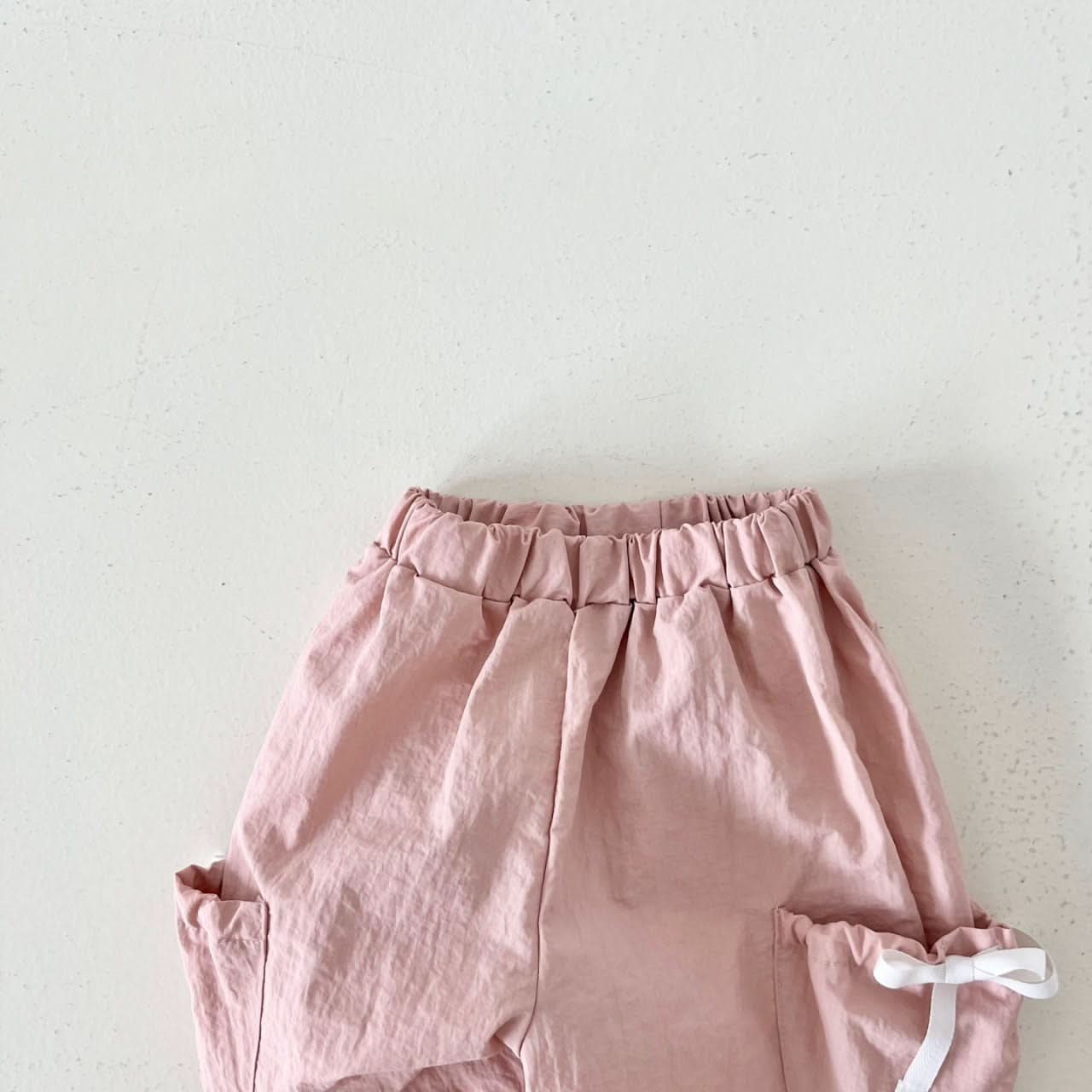 Kids Bow Cargo Jogger Pants (2 - 7y) - 2 Colors kids outfit