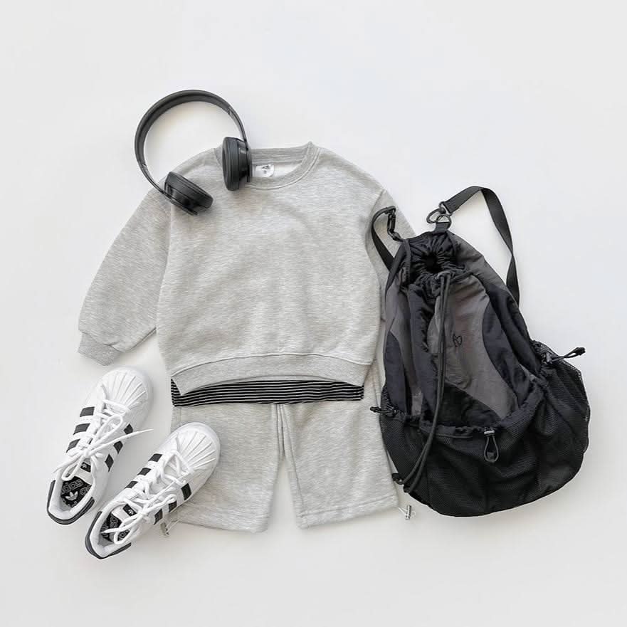 Kids Brushed Warm Fabric Cargo Adjustable Hem Jogger Pants (6 - 8y) - 3 Colors kids outfit