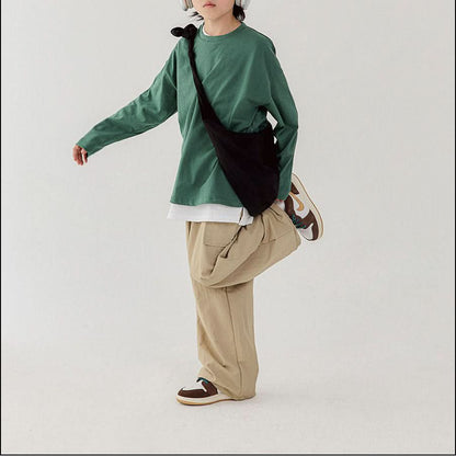 Kids Cargo Adjustable Hem Jogger Pants (2 - 9y) - 4 Colors kids outfit