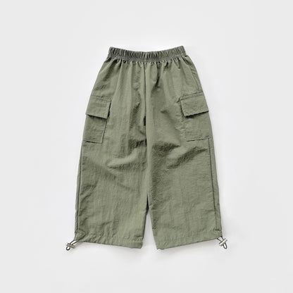 Kids Cargo Adjustable Hem Jogger Pants (2 - 9y) - 4 Colors kids outfit