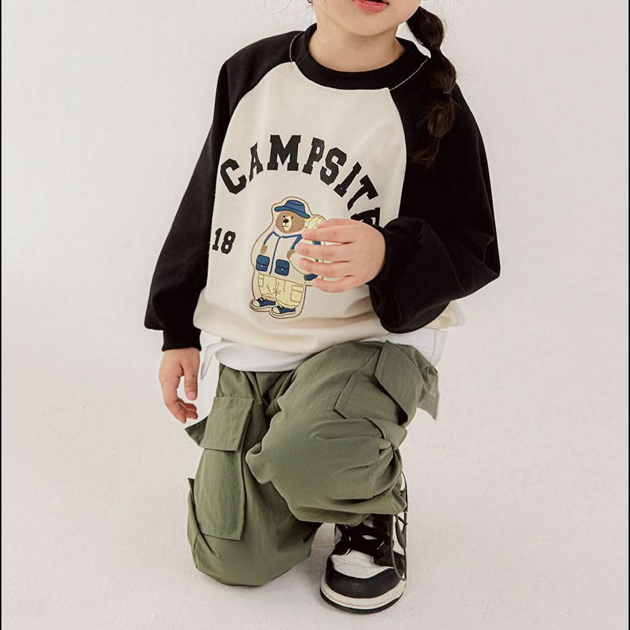 Kids Cargo Adjustable Hem Jogger Pants (2 - 9y) - 4 Colors kids outfit