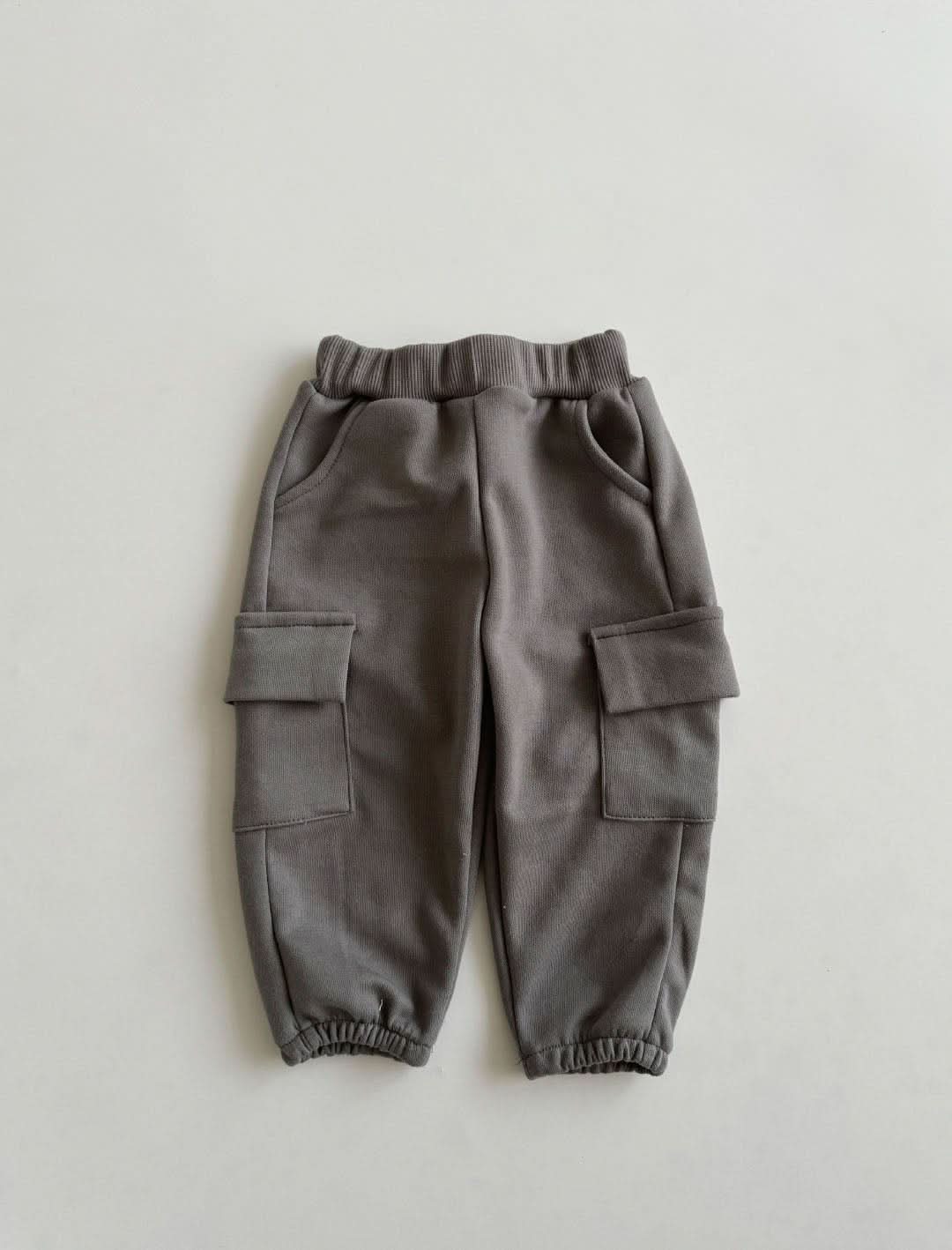 Kids Cargo Jogger Pants (3m - 5y) - 4 Colors kids outfit