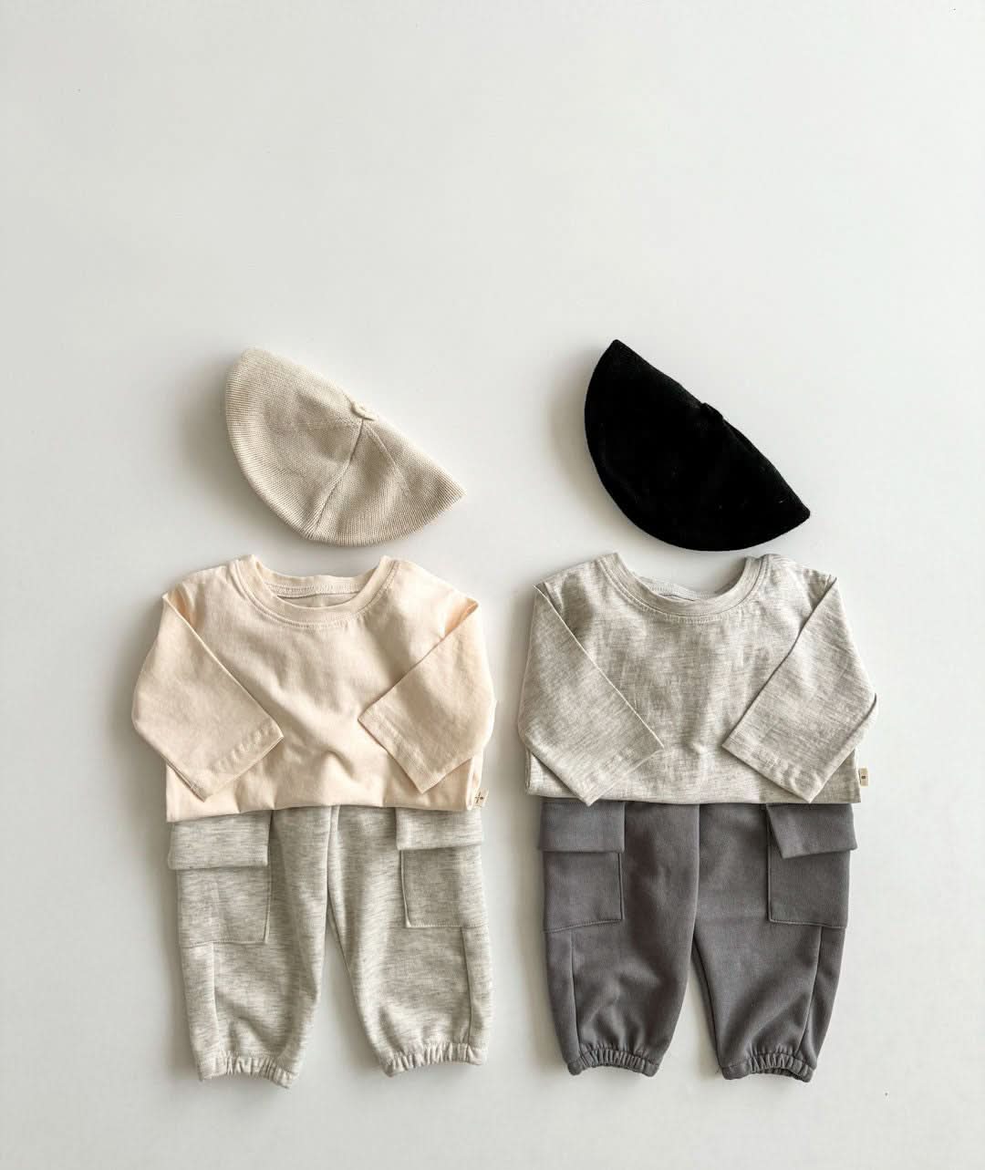 Kids Cargo Jogger Pants (3m - 5y) - 4 Colors kids outfit