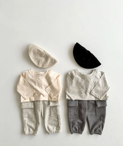 Kids Cargo Jogger Pants (3m - 5y) - 4 Colors kids outfit