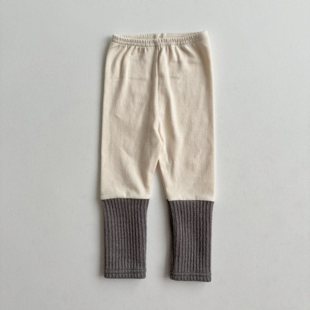 Kids Colorblock Sock Leggings (0 - 5yrs) - 3 Colors kids outfit