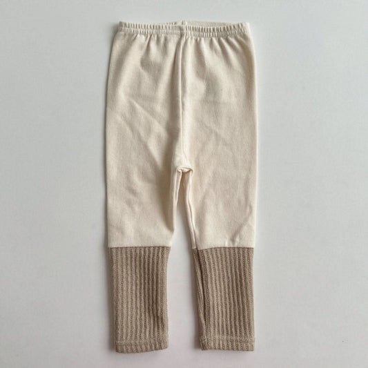 Kids Colorblock Sock Leggings (0 - 5yrs) - 3 Colors kids outfit