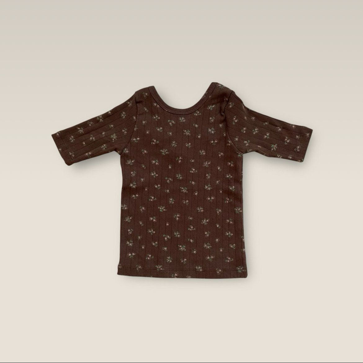 Kids F25 Floral Cross Back Ribbed Top (2 - 7y) - 2 Colors kids outfit