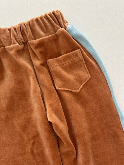 Kids F25 Velour Side Line Pull - on Pants (2 - 7y) - 2 Colors kids outfit
