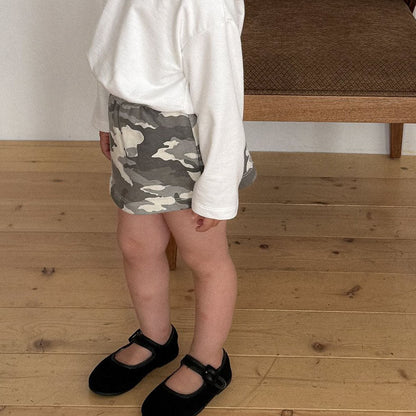Kids F26 Camouflage Skort (2-7y) - 2 Colors kids outfit
