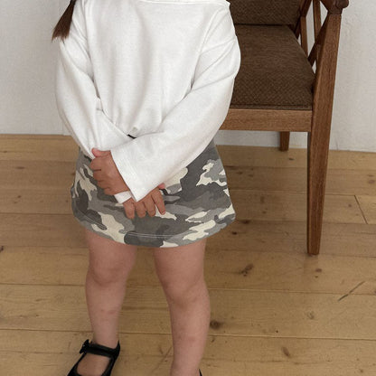 Kids F26 Camouflage Skort (2-7y) - 2 Colors kids outfit