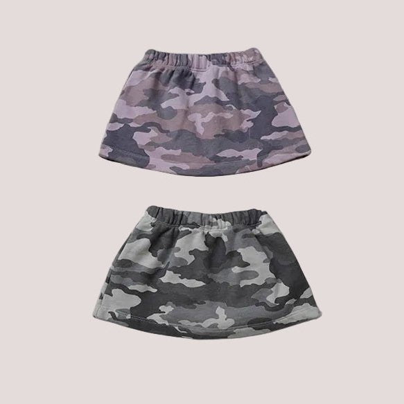Kids F26 Camouflage Skort (2-7y) - 2 Colors kids outfit