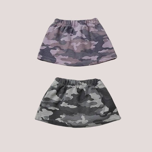 Kids F26 Camouflage Skort (2-7y) - 2 Colors kids outfit
