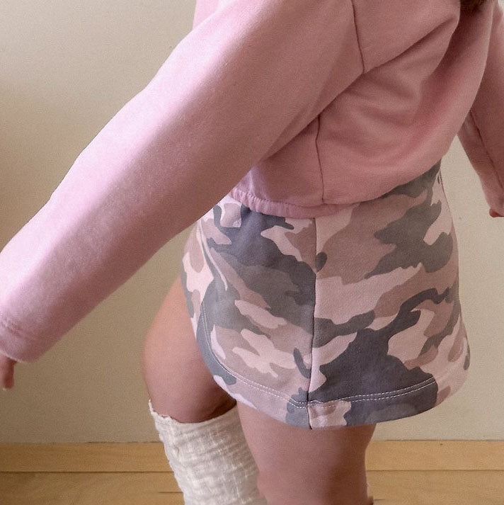 Kids F26 Camouflage Skort (2-7y) - 2 Colors kids outfit