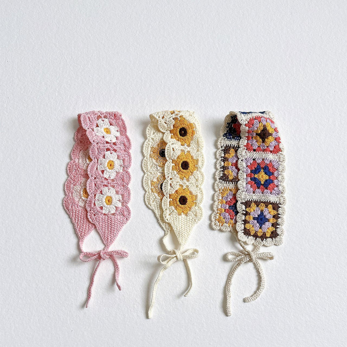 Kids F26 Crochet Headband (2-7y) - 3 Colors kids outfit